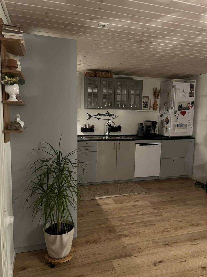 Deilig kjallaraíbúð í Haraldssundi
