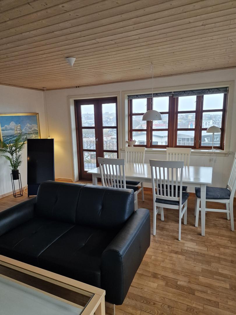 Góð Íbúð sera vakurt útsýnið