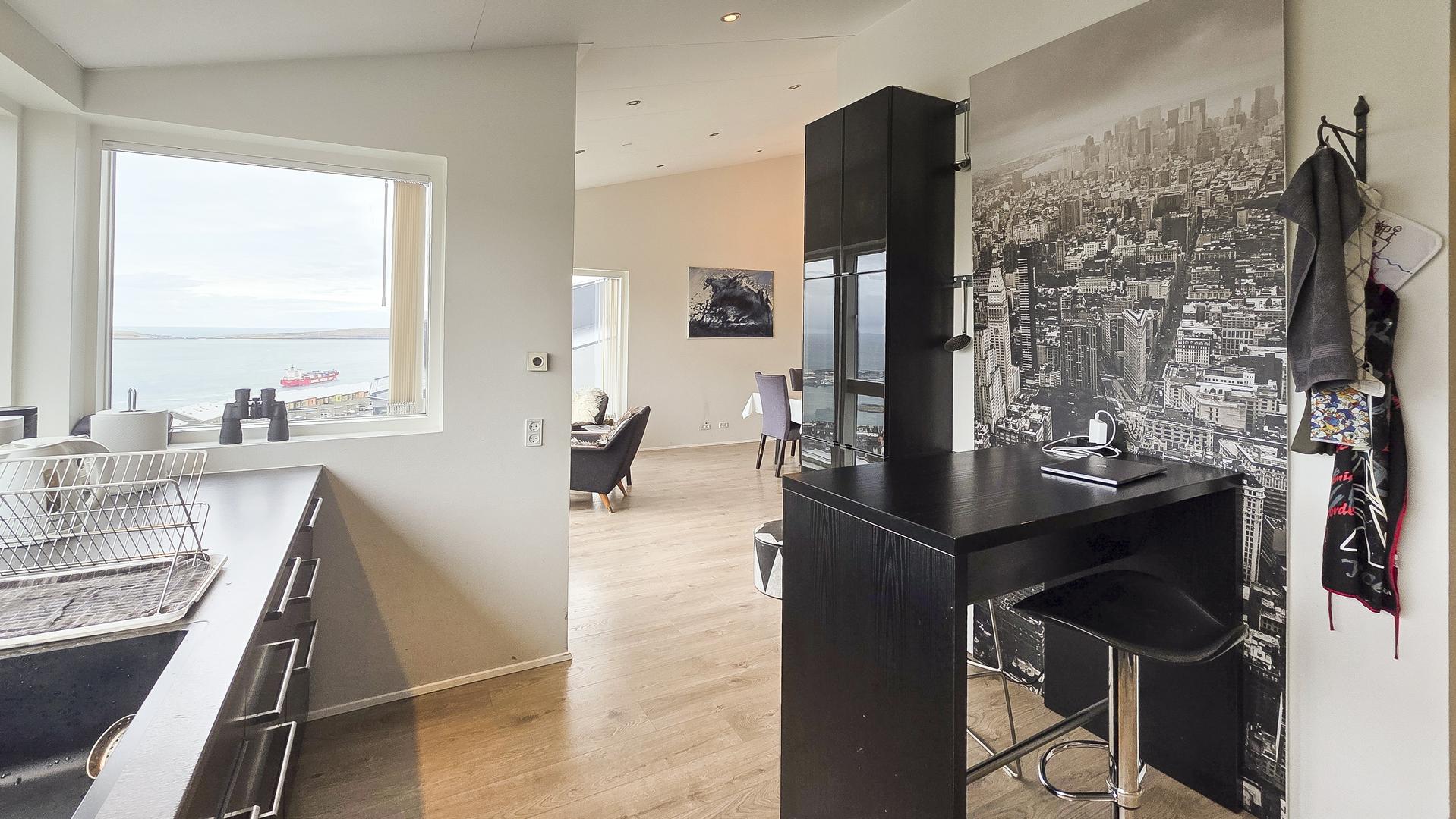 Penthouse íbúð Undir Kongavarða
