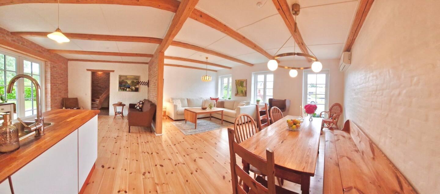 Hugnaligt frítíðarhús til stutttíðarleigu í DK