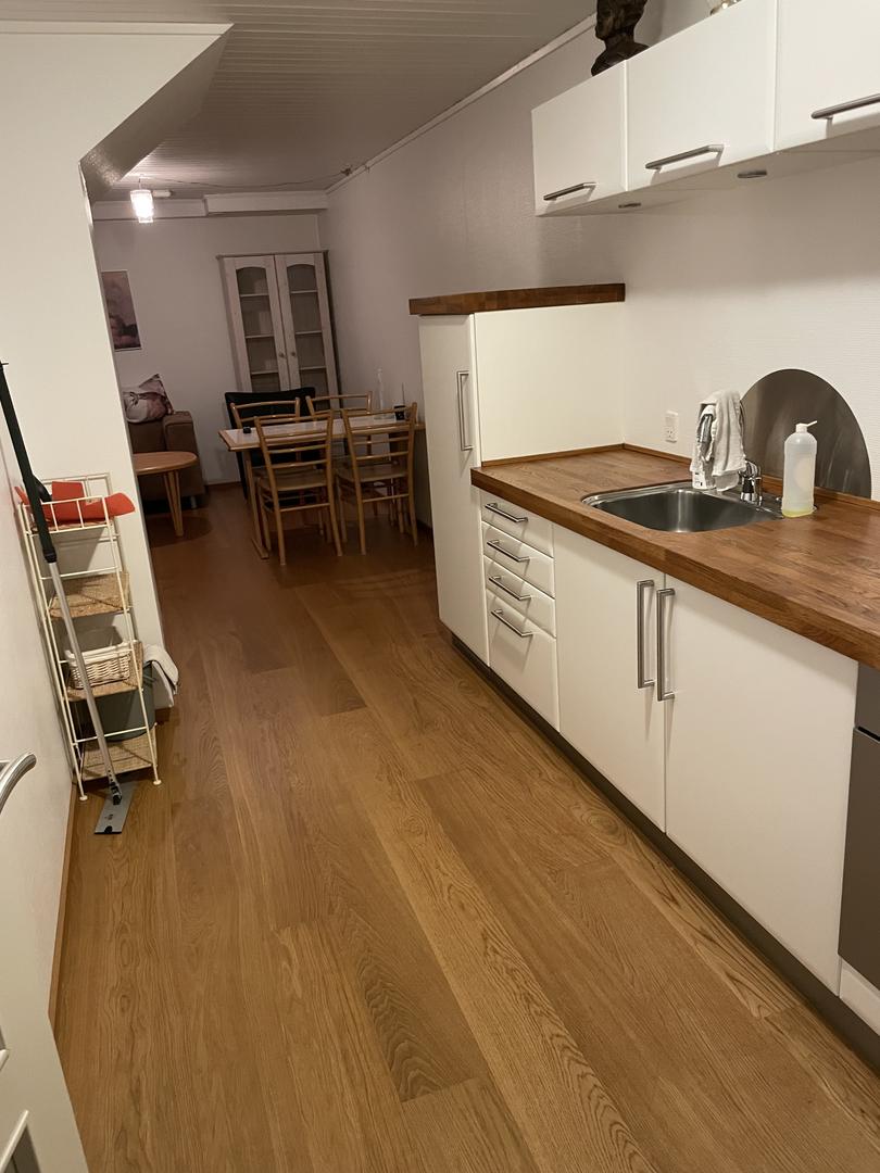 Møblera íbúð á 70m2