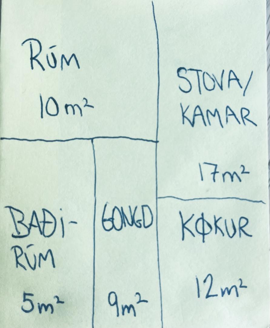 Ljós rúmlig íbúð við fantastiskum útsýni