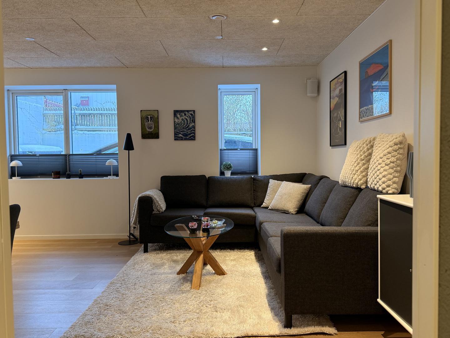 Nýggj íbúð mitt í býnum til leigu fram til 30. Apríl 2026