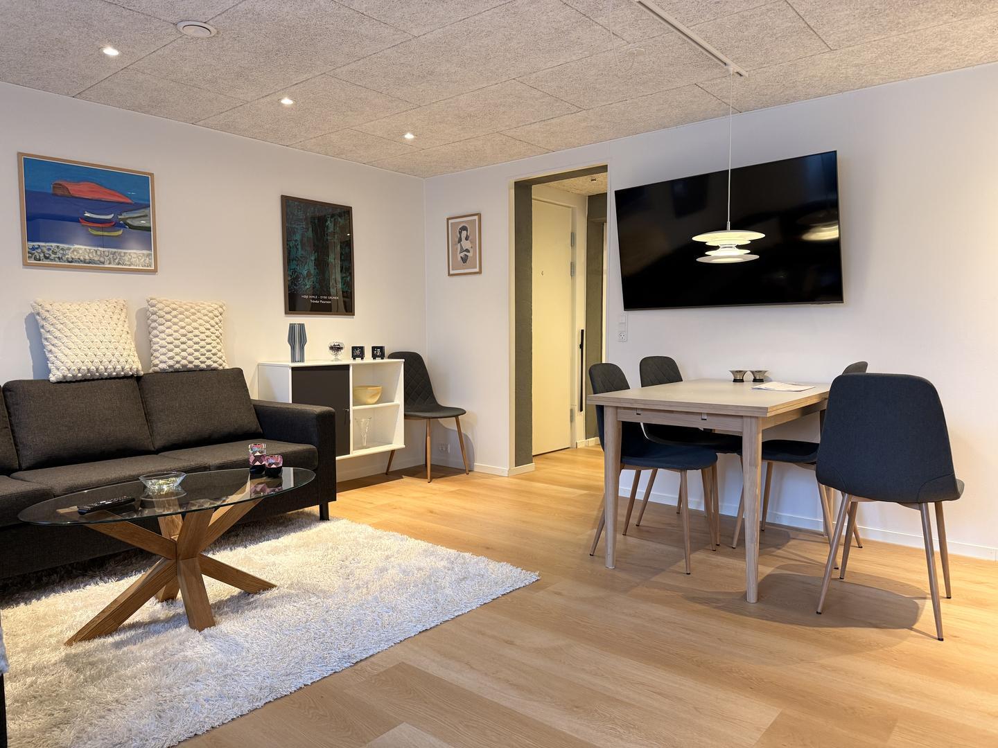 Nýggj íbúð mitt í býnum til leigu fram til 30. Apríl 2026