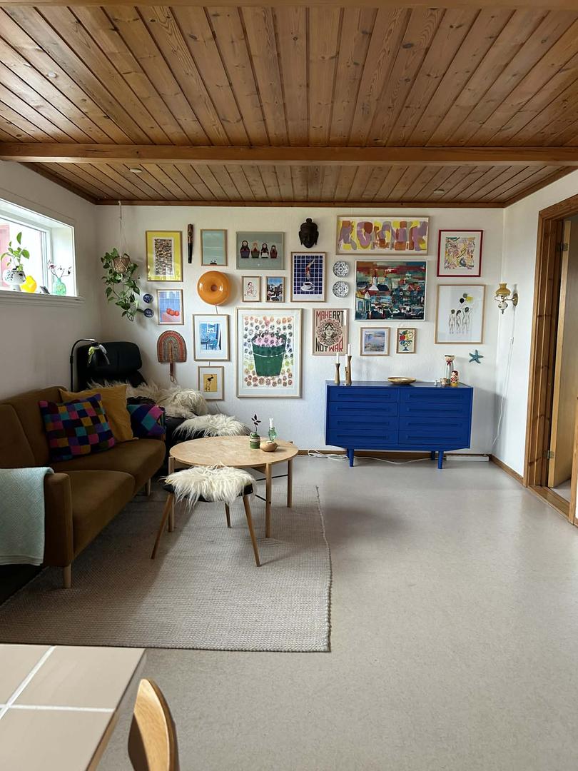 Íbúð nær Hoyvíkstjørn til leigu