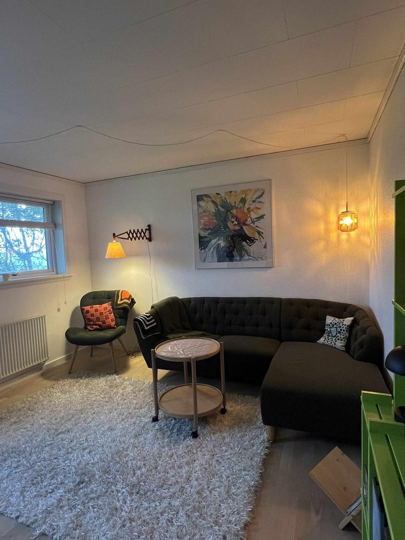 Hugnalig íbúð í friðarligum øki á Argjum.