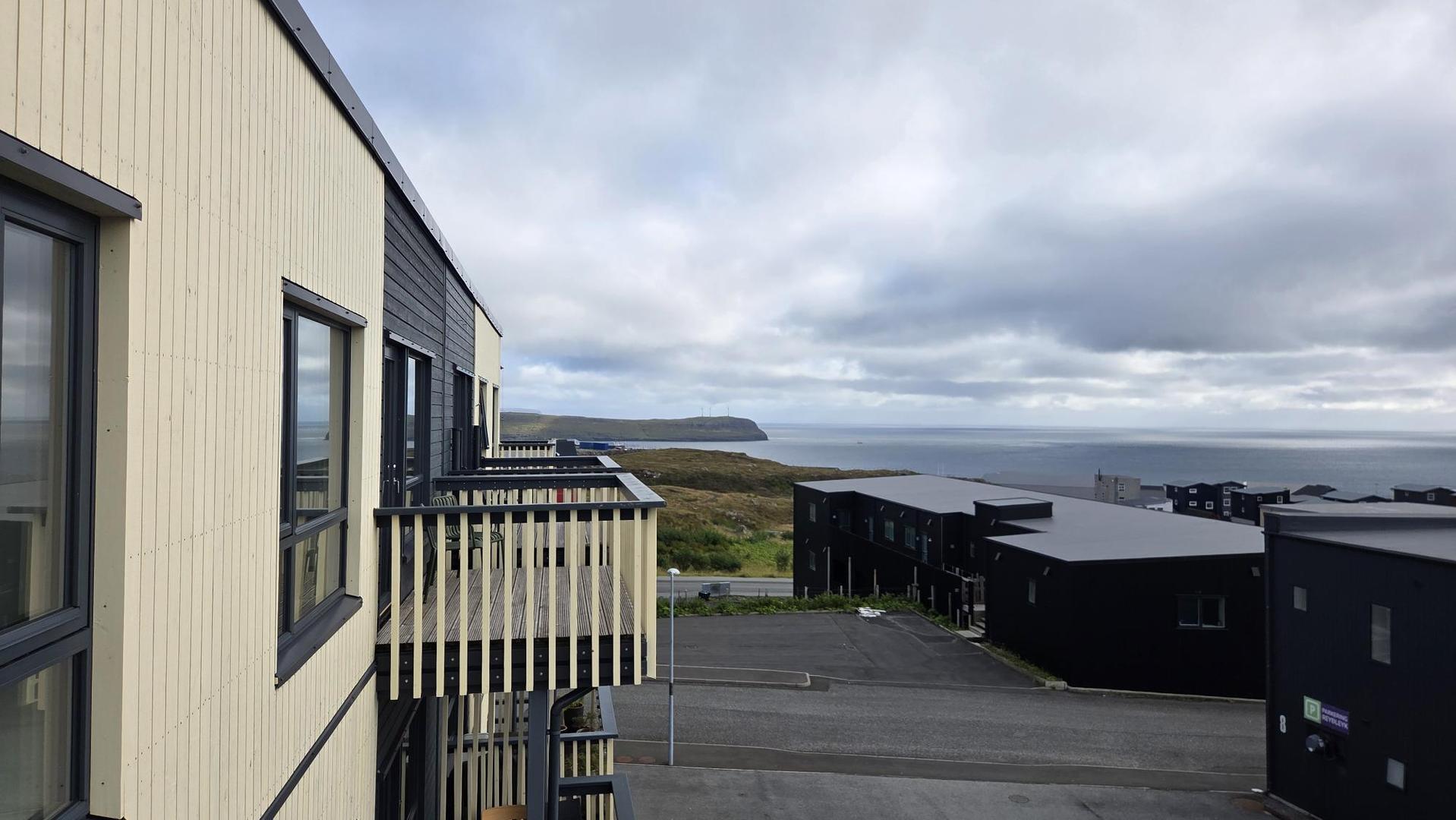 Hugnalig íbúð við góðari útsikt í Hoyvík